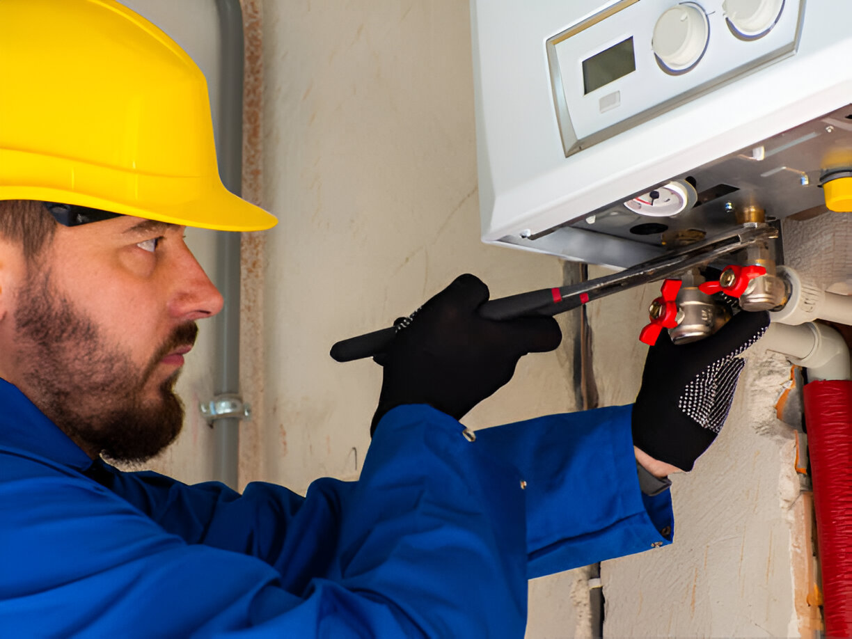 Installing heating and water pipes in apartment