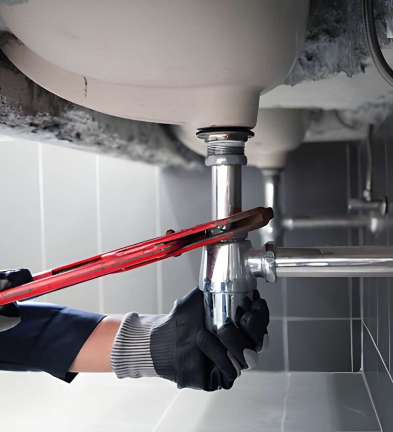 Repairing under sink pipes