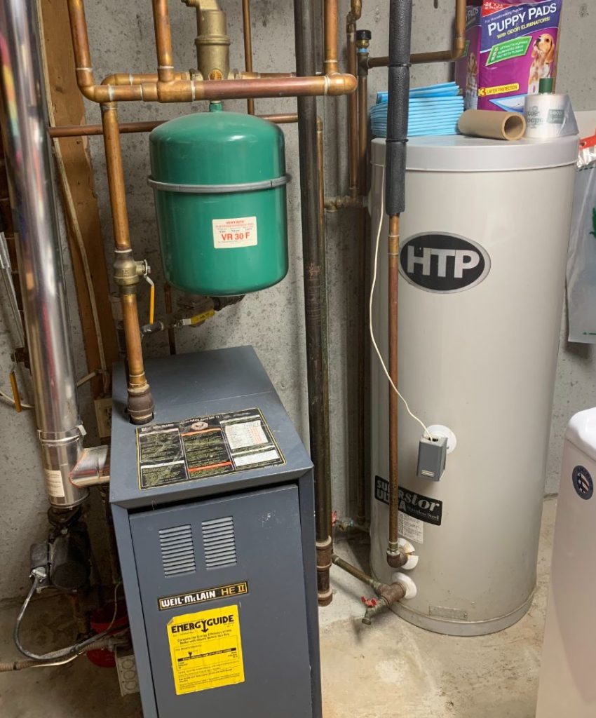 High-efficiency Weil-McLain boiler system